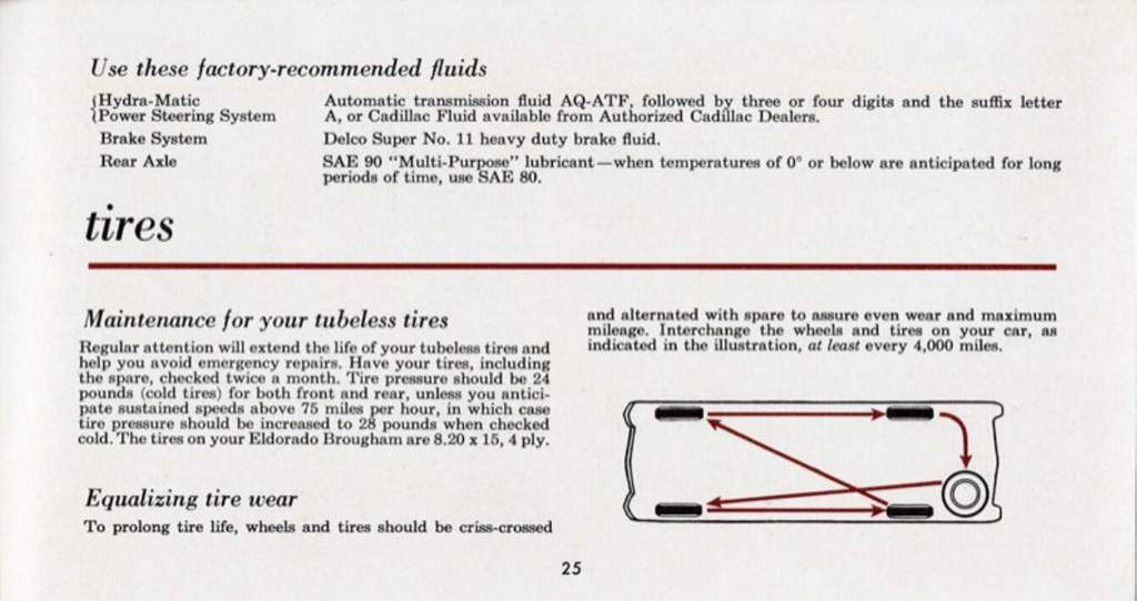 1960 Cadillac Eldorado Owners Manual Page 6